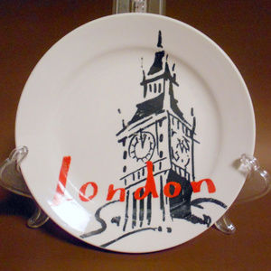 LONDON China Plate
